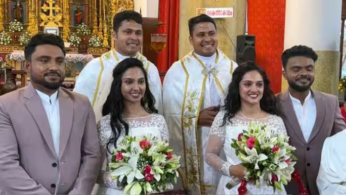 Kerala Wedding Turns Into a Real-Life Twin Celebration as Four Pairs Share the Spotlight