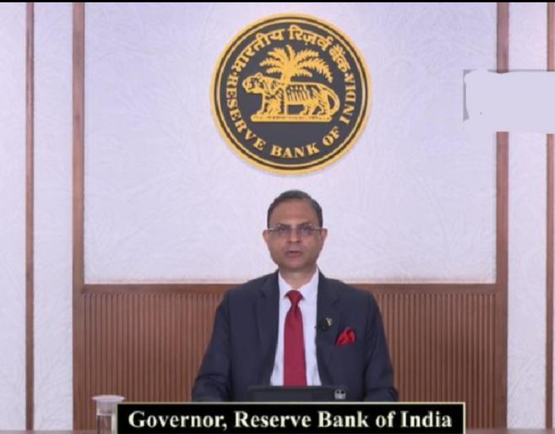 RBI Governor Sanjay Malhotra announcing the repo rate hike to 5.5% on October 7, 2026