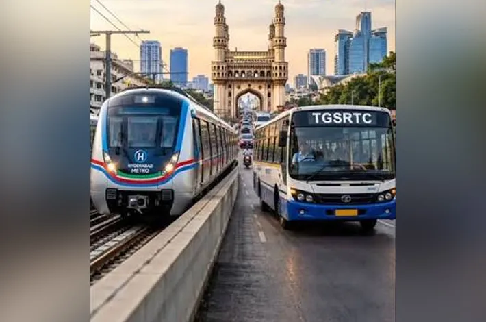 Hyderabad Metro and TGSRTC buses under new common pass system with ₹400 daily and ₹8,500 monthly fares